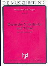  Notenblätter Russische Volkslieder und Tänze