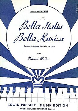  Notenblätter Bella Italia Bella Musica