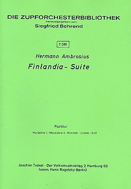 Hermann Ambrosius Notenblätter Finlandia-Suite für Zupforchester
