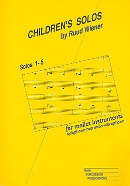 Ruud Wiener Notenblätter Childrens Solos for mallet