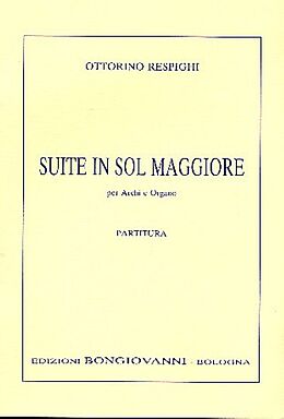 Ottorino Respighi Notenblätter Suite sol maggiore