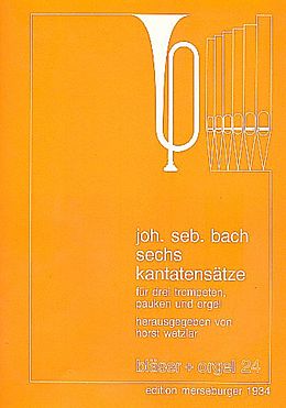 Johann Sebastian Bach Notenblätter 6 Kantatensätze für 3 Trompeten