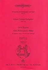 Johann Valentin Rathgeber Notenblätter Salve Regina und Alma Redemptoris Mater