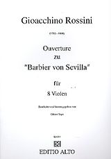 Gioacchino Rossini Notenblätter Ouverture zu Barbier von Sevilla