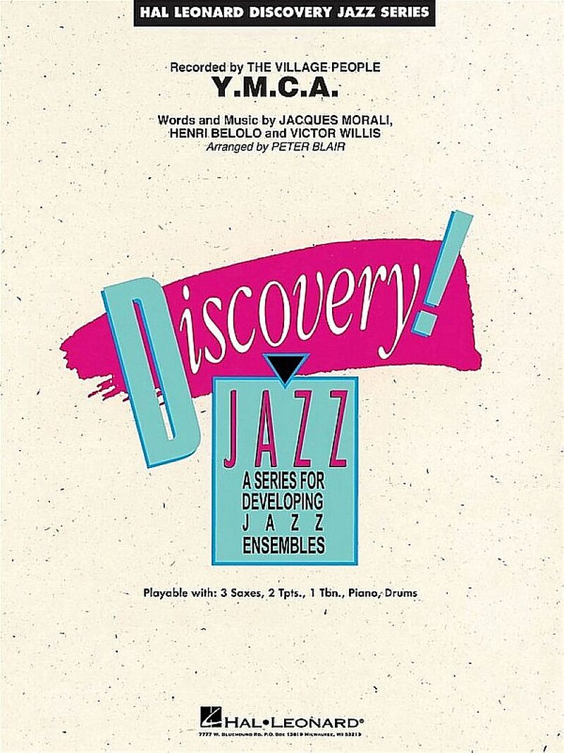 Y.M.C.A (+MC)FOR JAZZ ENSEMBLE