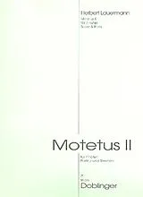 Herbert Lauermann Notenblätter Motetus 2