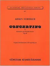 Armin Schibler Notenblätter Concertino op.49