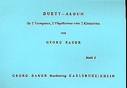 Georg Bauer Notenblätter Duett-Album Band 2 für 2 Trompeten