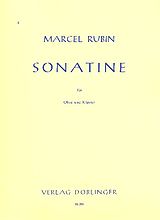 Marcel Rubin Notenblätter Sonatine für Oboe und Klavier
