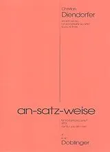 Christian Diendorfer Notenblätter AN-SATZ-WEISE FUER 4 SAXOPHONE