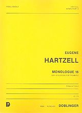 Eugene Hartzell Notenblätter MONOLOGUE 16