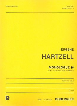 Eugene Hartzell Notenblätter MONOLOGUE 16
