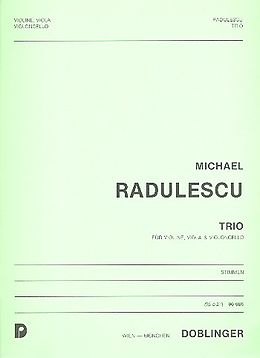 Michael Radulescu Notenblätter Trio