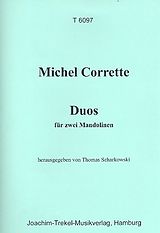 Michel Corrette Notenblätter Duos