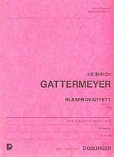 Heinrich Gattermeyer Notenblätter QUARTETT NR.2 OP.81 FUER OBOE