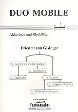 Friedemann Gisinger Notenblätter Duo mobile für Flöte und Akkordeon