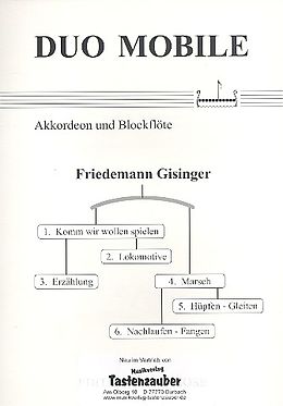 Friedemann Gisinger Notenblätter Duo mobile für Flöte und Akkordeon