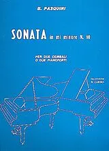 Bernardo Pasquini Notenblätter Sonata mi minore no.10