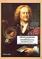 Johann David Heinichen Notenblätter Concerto fa maggiore per 2 corno da