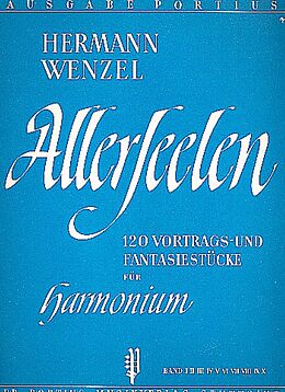 Hermann Wenzel Notenblätter Allerseelen Band 8 12 Vortrags