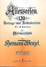 Hermann Wenzel Notenblätter Allerseelen Band 7 12 Vortrags