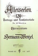 Hermann Wenzel Notenblätter Allerseelen Band 3 Vortrags- und