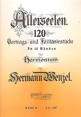 Hermann Wenzel Notenblätter Allerseelen Band 2
