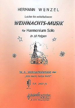 Hermann Wenzel Notenblätter Weihnachtsfantasie über Stille Nacht, heilige Nacht