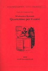 Wlodzimierz Kotonski Notenblätter Quartettino