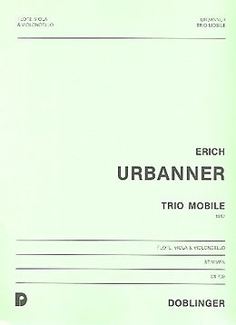 Erich Urbanner Notenblätter Trio mobile für Flöte, Viola