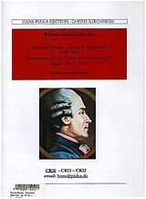 Johann Wenzel ) Punto Giovanni (= Stich Notenblätter Quartett F-Dur op.18,1 für Horn