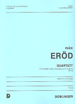 Ivan Eröd Notenblätter QUARTETT OP.54 FUER VIOLINE, VIOLA