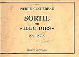 Pierre Cochereau Notenblätter Sortie sur haec dies