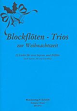  Notenblätter Blockflöten-Trios zur Weihnachtszeit
