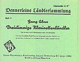 Raimund Lohr Notenblätter Dreistimmige Klarinetten-Ländler Band 10