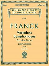 César Franck Notenblätter Variations symphoniques