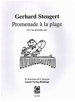 Gerhard Stengert Notenblätter Promenade a la plage