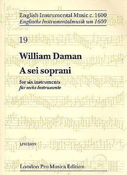 William Daman Notenblätter A sei soprani für 6 Instrumente
