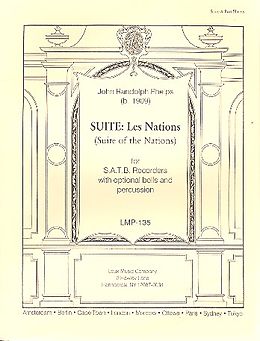 John R. Phelps Notenblätter Suite les Nations for satb