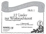 Notenblätter 27 Lieder zur Weihnachtszeit Band 1