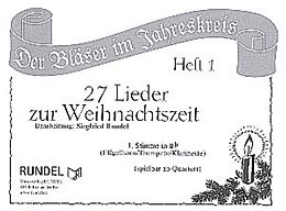  Notenblätter 27 Lieder zur Weihnachtszeit Band 1