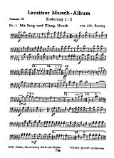  Notenblätter Lausitzer Marsch-Album 1-2