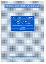 Samuel Scheidt Notenblätter Ludi musici prima pars