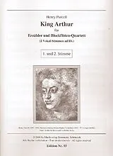 Henry Purcell Notenblätter King Arthur