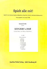 Konrad Wölki Notenblätter Konzert a-Moll op.57