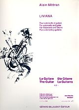 Alain Mitéran Notenblätter Liviana pour violoncelle