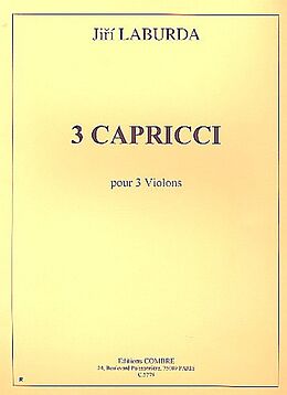 Jiri Laburda Notenblätter 3 capricci pour 3 violons
