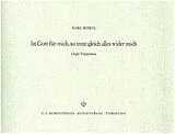 Karl Boebel Notenblätter Ist Gott für mich so trete gleich alles wider mich