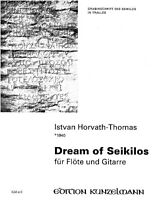 Istvan Horvath-Thomas Notenblätter Dream of Seikilos