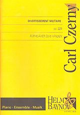 Carl Czerny Notenblätter Divertissement militaire op.229